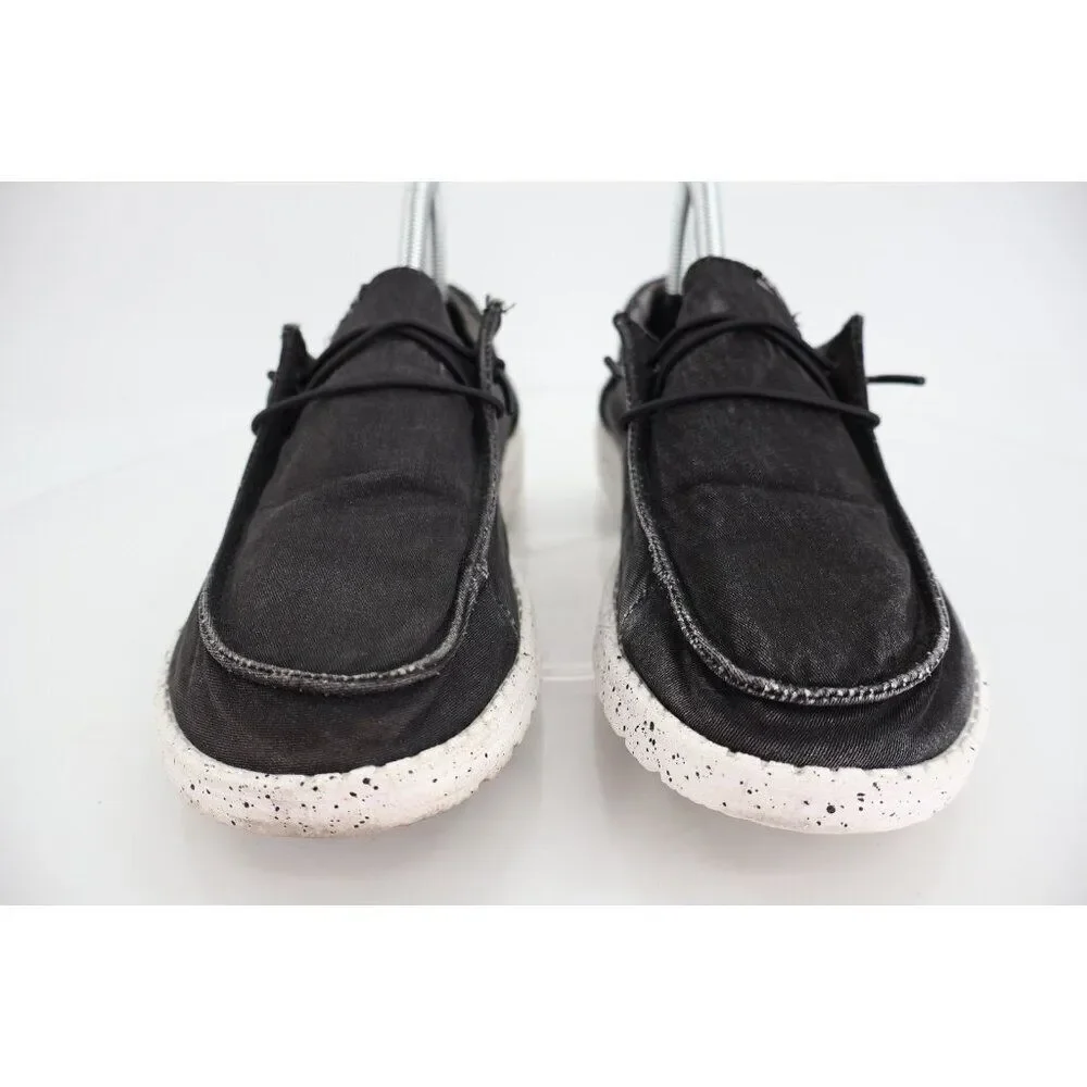 Hey Dude Wendy Size 9 Women’s Slip On Shoes Comfy Stretch Black London
